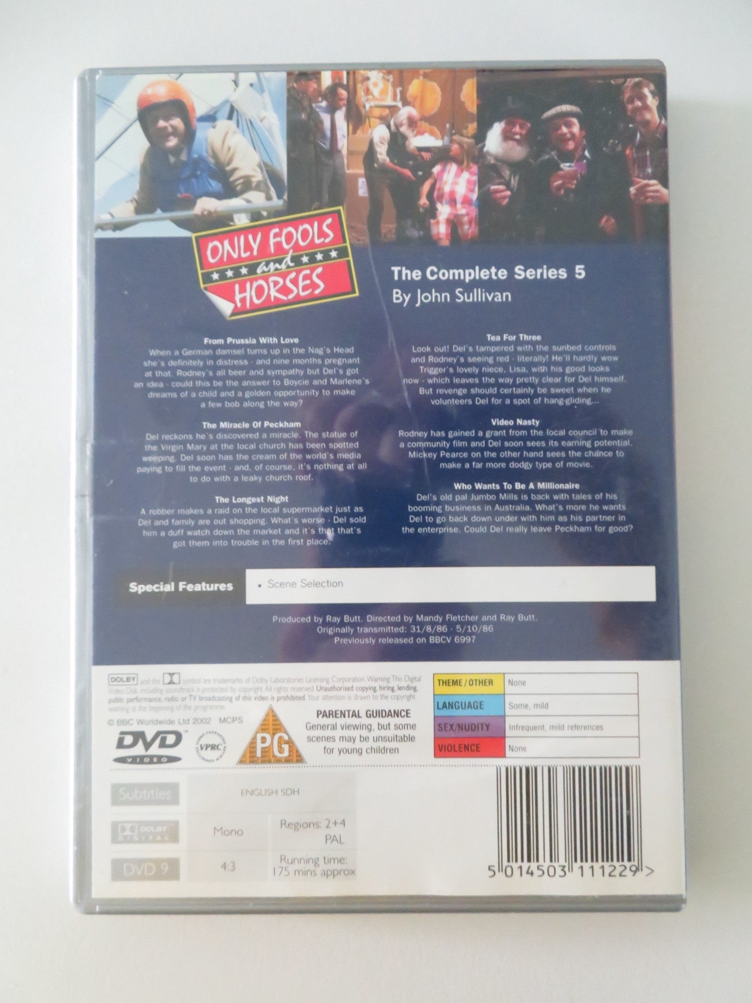 ONLY FOOLS AND HORSES SERIES 5 (DVD) DAVID JASON N. LYNDHURST 1986 REGION 2, 4 Movie posters