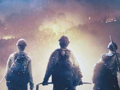 ONLY THE BRAVE - B UK QUAD ROLLED POSTER JOSH BROLIN MILES TELLER 2017 Rendezvous Cinema Movie posters