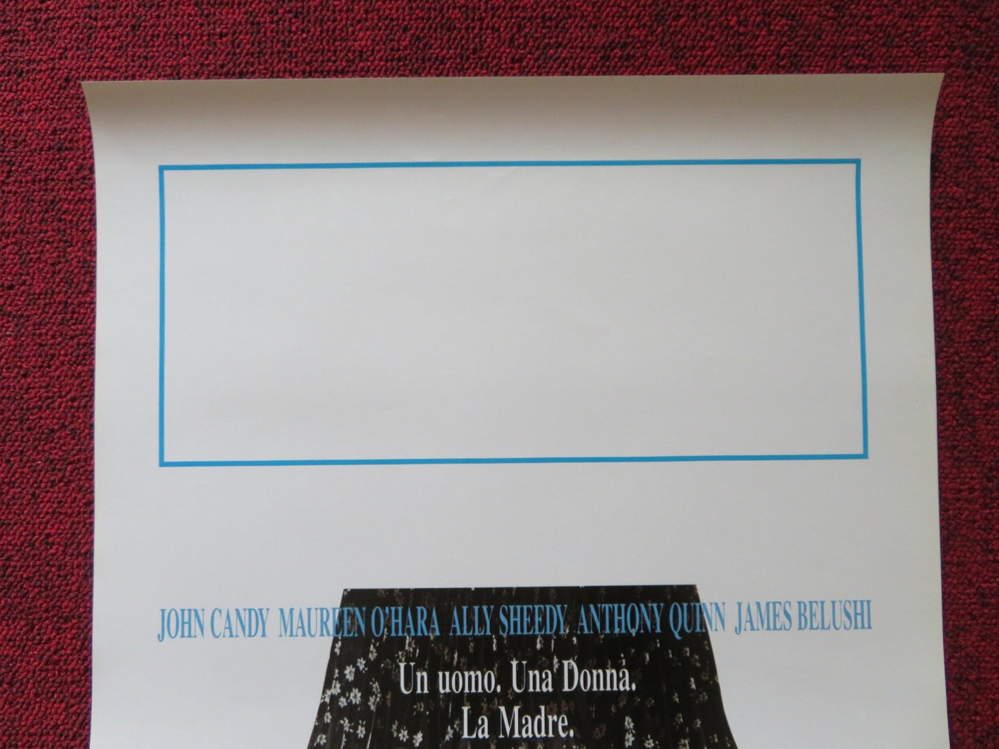 ONLY THE LONELY ITALIAN LOCANDINA POSTER JOHN CANDY ALLY SHEEDY 1991 Rendezvous Cinema Movie posters