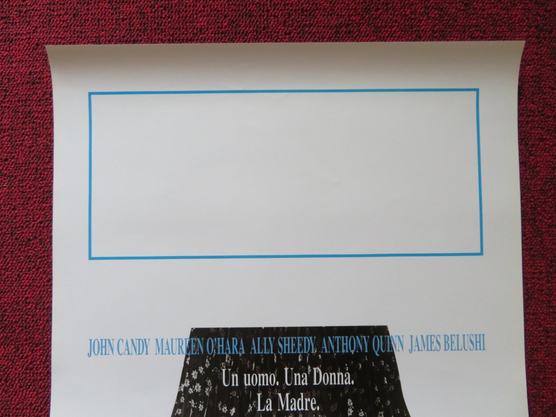 ONLY THE LONELY ITALIAN LOCANDINA POSTER JOHN CANDY ALLY SHEEDY 1991 Rendezvous Cinema Movie posters