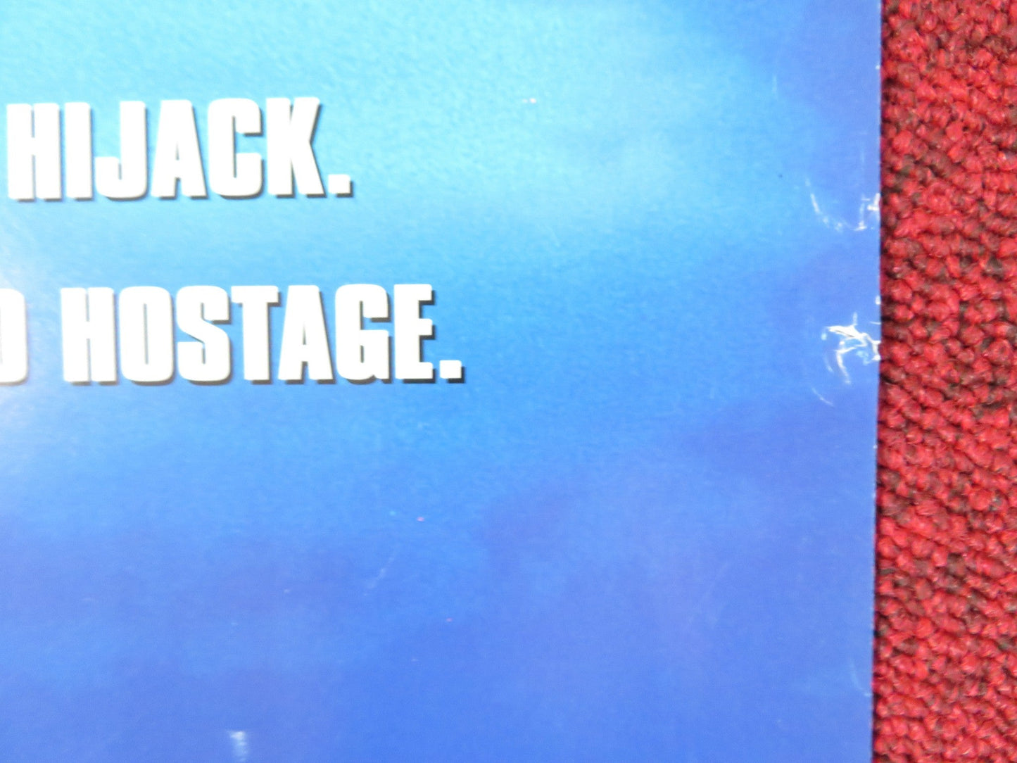 OP CENTRE VHS VIDEO POSTER HARRY HAMLIN CARL WEATHERS 1995 Rendezvous Cinema Movie posters