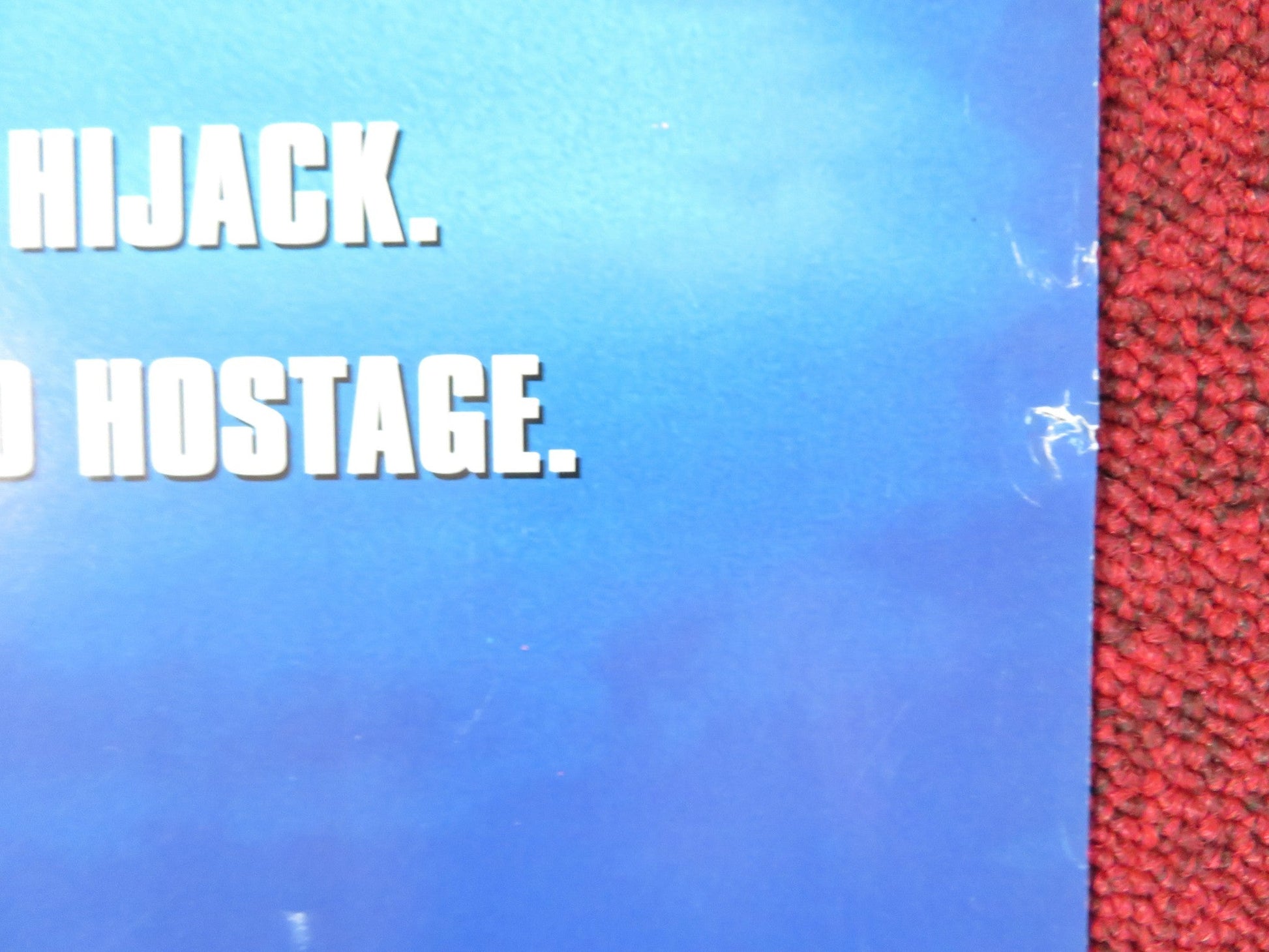 OP CENTRE VHS VIDEO POSTER HARRY HAMLIN CARL WEATHERS 1995 Rendezvous Cinema Movie posters