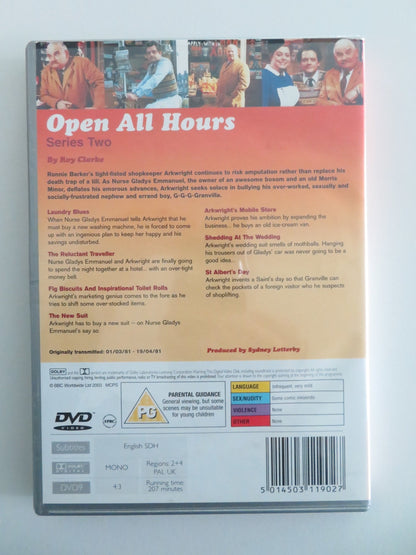 OPEN ALL HOURS - SERIES 2 (DVD) RONNIE BARKER DAVID JASON 1981 REGION 2,4 Movie posters