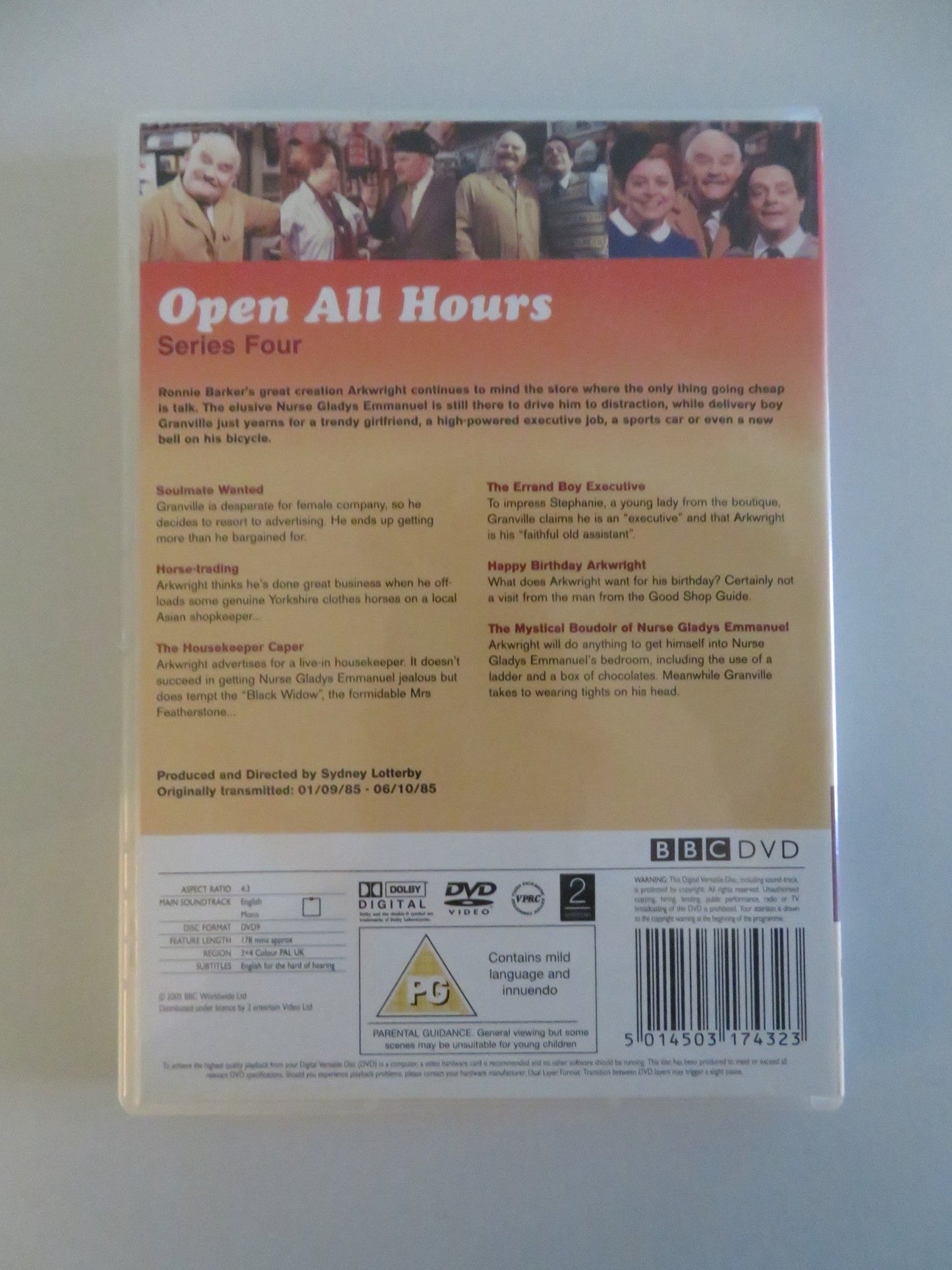OPEN ALL HOURS - SERIES FOUR (DVD) RONNIE BARKER DAVID JASON 1985 REGION 2, 4 Movie posters