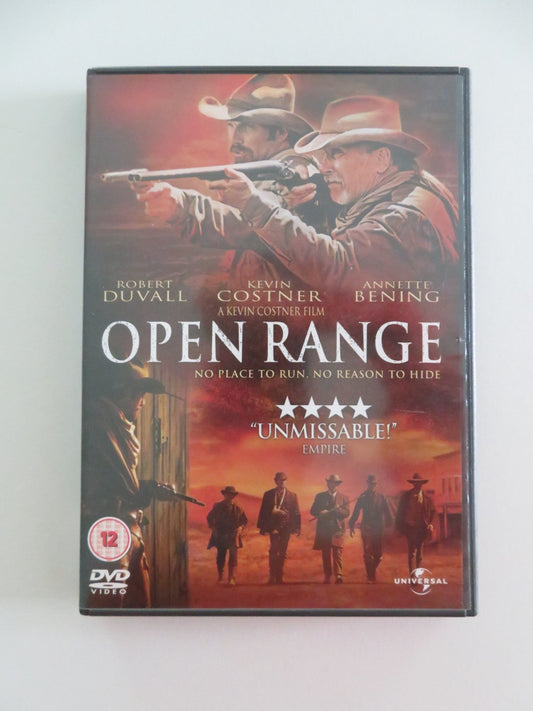 OPEN RANGE (DVD) ROBERT DUVALL KEVIN COSTNER 2003 REGION 2 Movie posters