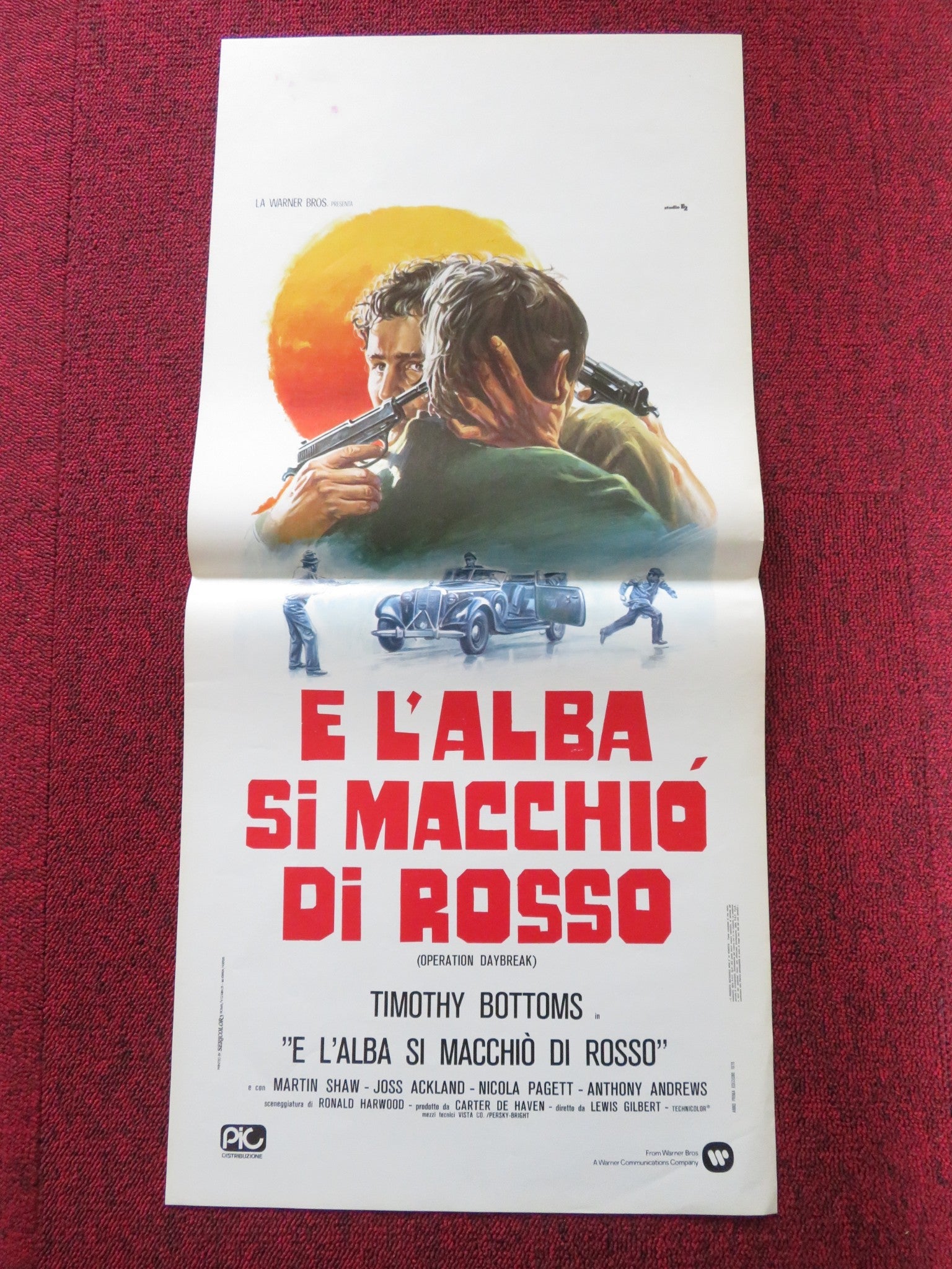 OPERATION DAYBREAK ITALIAN LOCANDINA POSTER TIMOTHY BOTTOMS MARTIN SHAW 1976 Rendezvous Cinema Movie posters
