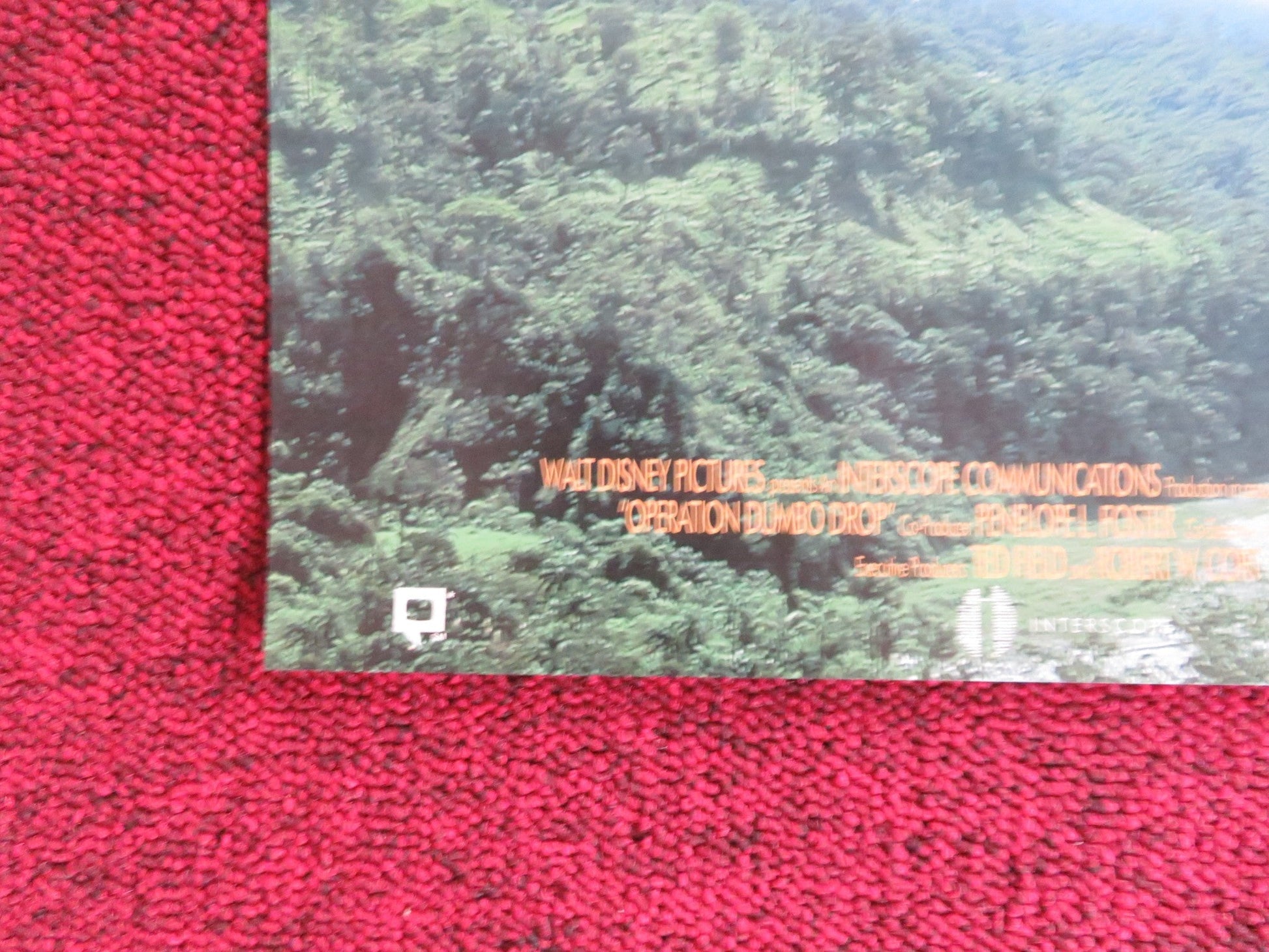 OPERATION DUMBO DROP VHS VIDEO POSTER DANNY GLOVER RAY LIOTTA 1995 Rendezvous Cinema Movie posters