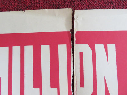 OPERATION MANHUNT FOLDED US ONE SHEET POSTER HARRY TOWNES IRJA JENSEN 1954 Rendezvous Cinema Movie posters