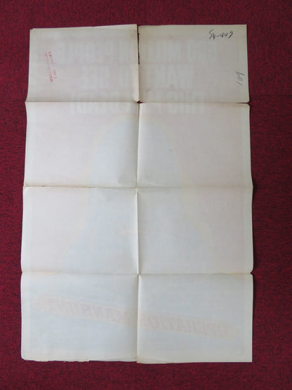 OPERATION MANHUNT FOLDED US ONE SHEET POSTER HARRY TOWNES IRJA JENSEN 1954 Rendezvous Cinema Movie posters