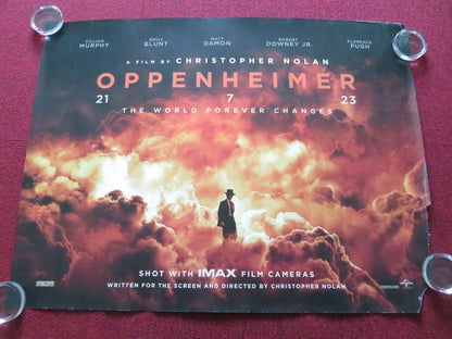 OPPENHEIMER - B UK QUAD ROLLED POSTER CILLIAN MURPHY EMILY BLUNT 2023 Rendezvous Cinema Movie posters