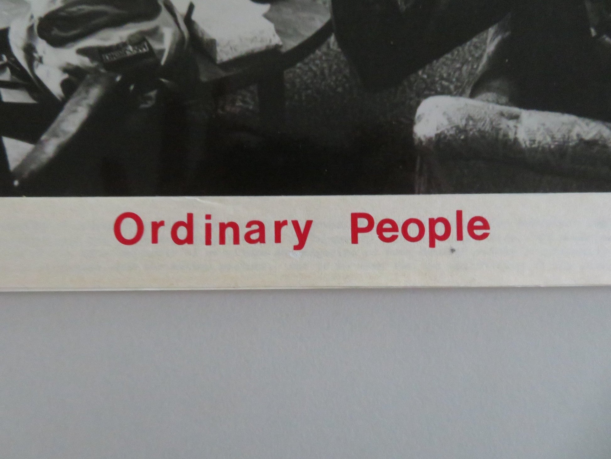 ORDINARY PEOPLE - B MOVIE STILL PHOTO LOT OF 4 DONALD SUTHERLAND T. HUTTON 1980 Movie posters