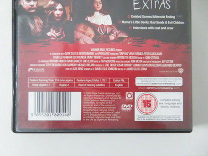 Orphan (DVD) Vera Farmiga Peter Sarsgaard Isabelle Fuhrman 2009 Region 2 Movie posters