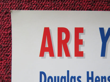 ORPHANS VHS VIDEO POSTER DOUGLAS HENSHALL GARY LEWIS 1998 Rendezvous Cinema Movie posters