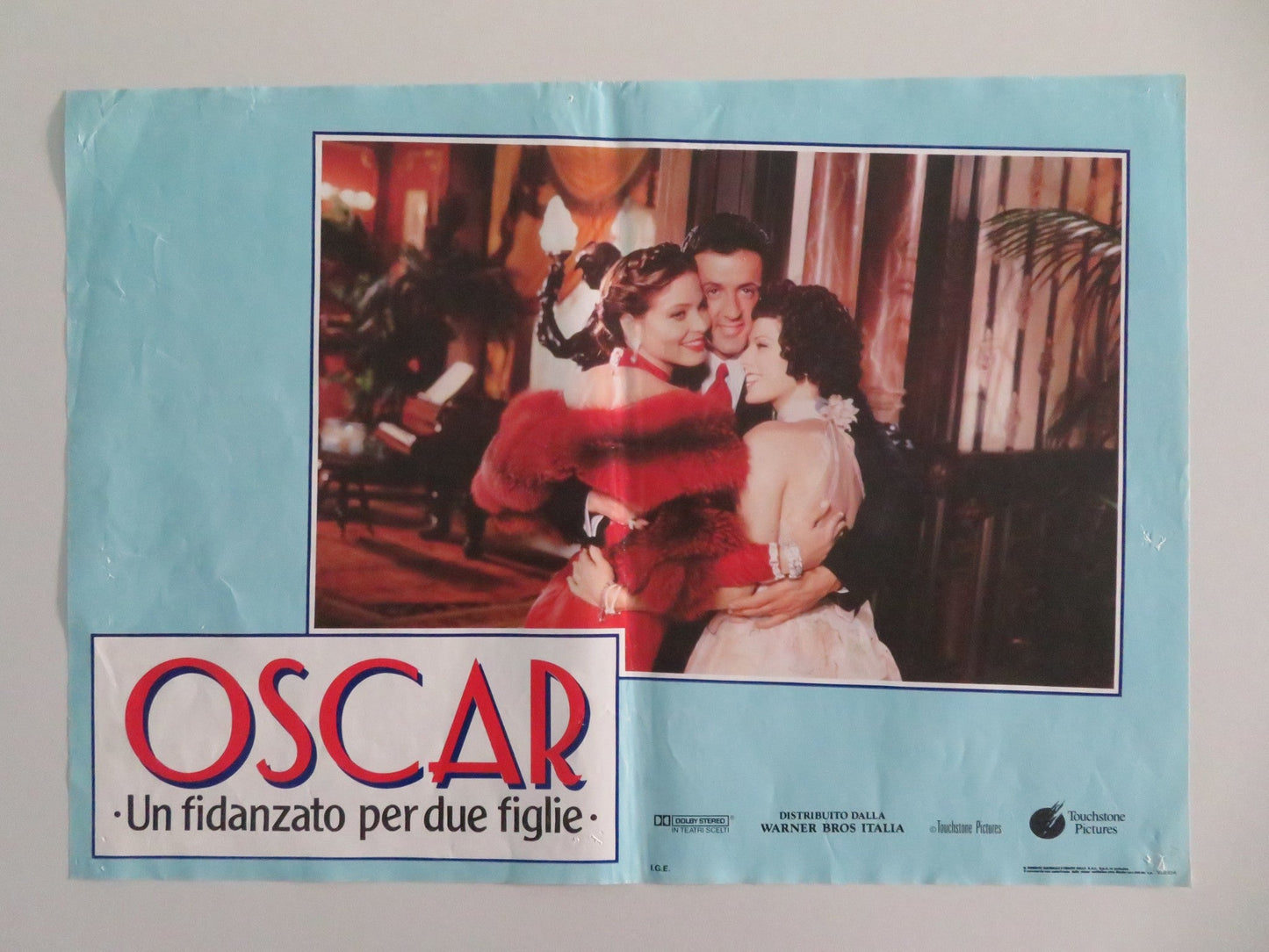 OSCAR ITALIAN FOTOBUSTA POSTERS LOT OF 4 SYLVESTER STALLONE HARRY SHEARER 1991 Movie posters