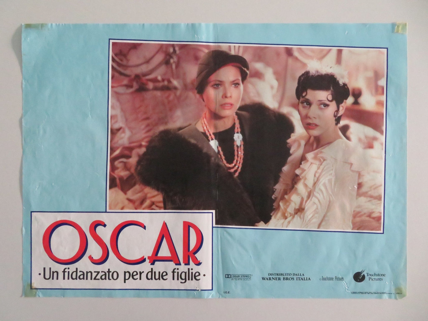 OSCAR ITALIAN FOTOBUSTA POSTERS LOT OF 4 SYLVESTER STALLONE HARRY SHEARER 1991 Movie posters