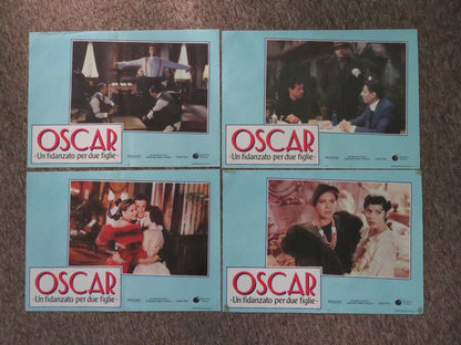 OSCAR ITALIAN FOTOBUSTA POSTERS LOT OF 4 SYLVESTER STALLONE HARRY SHEARER 1991 Movie posters