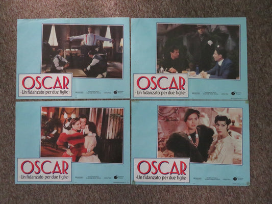 OSCAR ITALIAN FOTOBUSTA POSTERS LOT OF 4 SYLVESTER STALLONE HARRY SHEARER 1991 Movie posters
