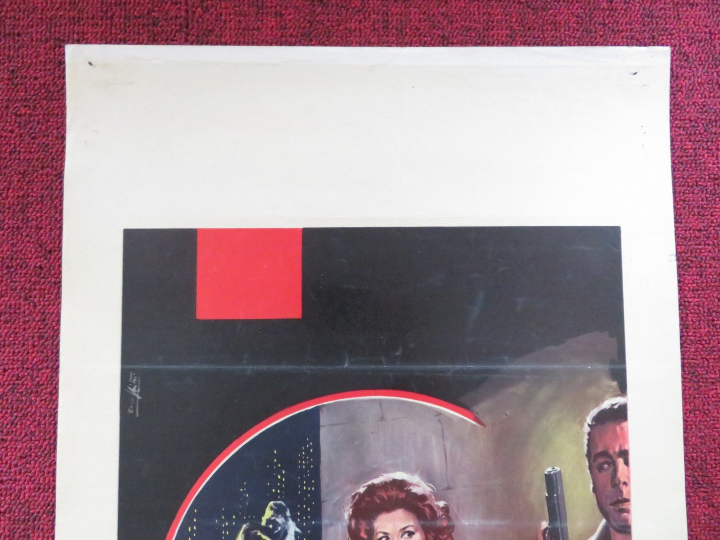 OSS 117 SEGRETISSIMO ITALIAN LOCANDINA POSTER KERWIN MATHEWS NADIA SANDERS 1963 Rendezvous Cinema Movie posters