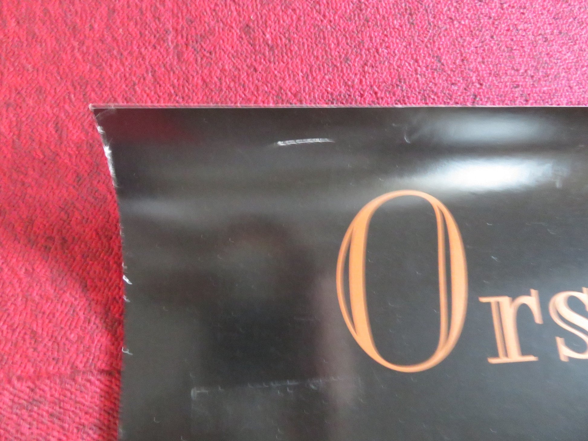 OTHELLO VHS VIDEO POSTER ROLLED ORSON WELLES SUZANNE CLOUTIER 1992 Rendezvous Cinema Movie posters