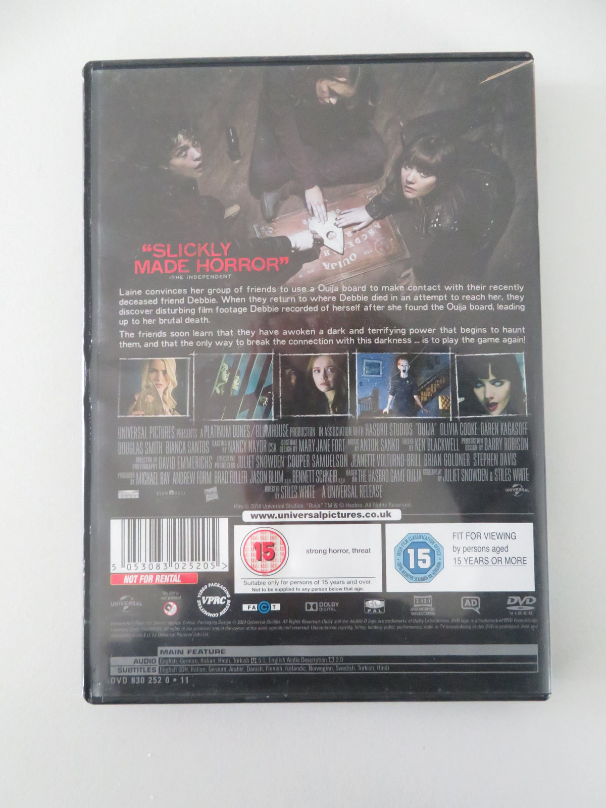 Ouija (DVD) Olivia Cooke Ana Coto Daren Kagasoff 2014 Region 2, 4, 5 Movie posters