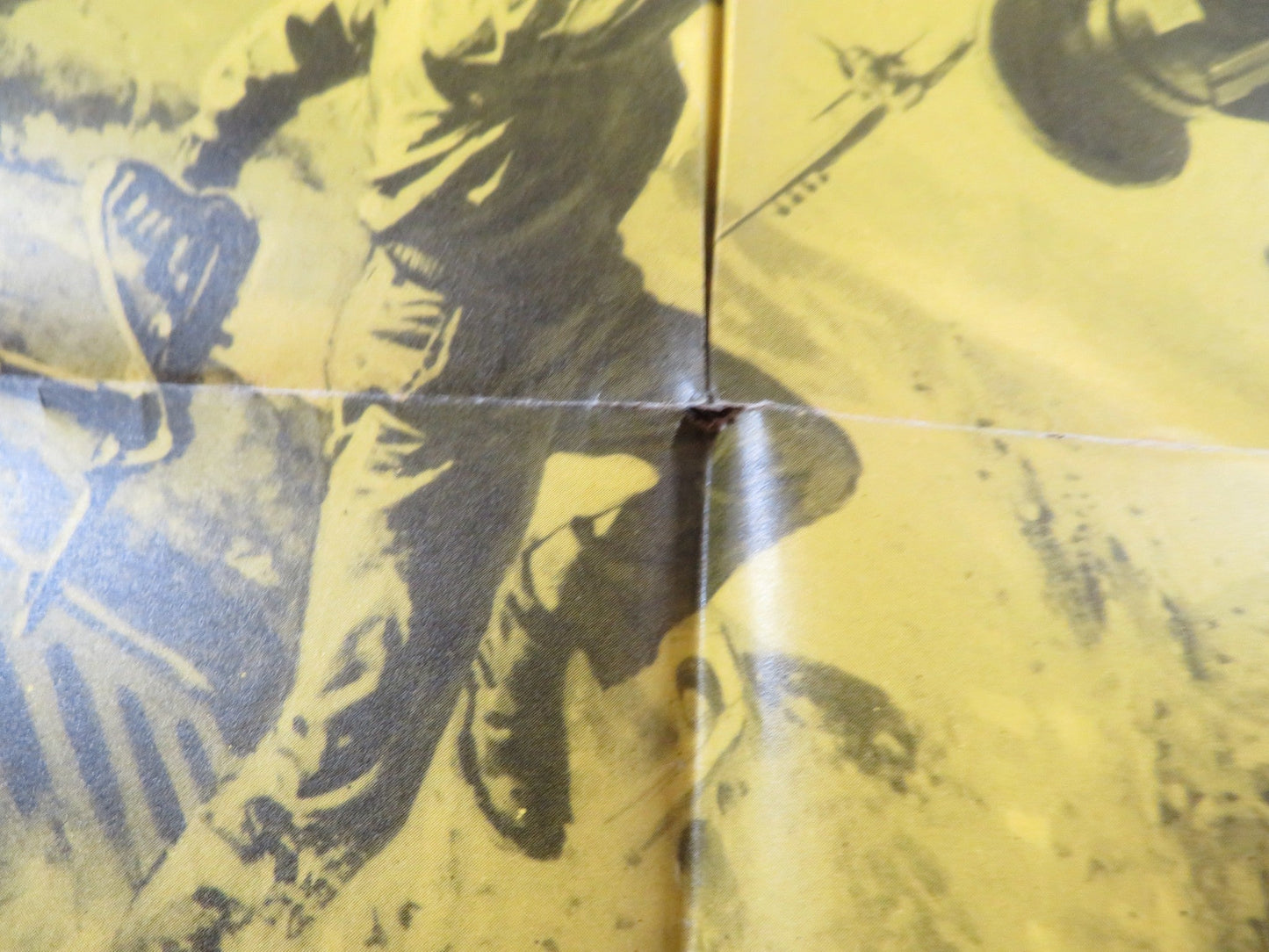 OUR MAN FLINT / VON RYAN'S EXPRESS COMBO FOLDED US ONE SHEET POSTER COBURN 1966 Rendezvous Cinema Movie posters