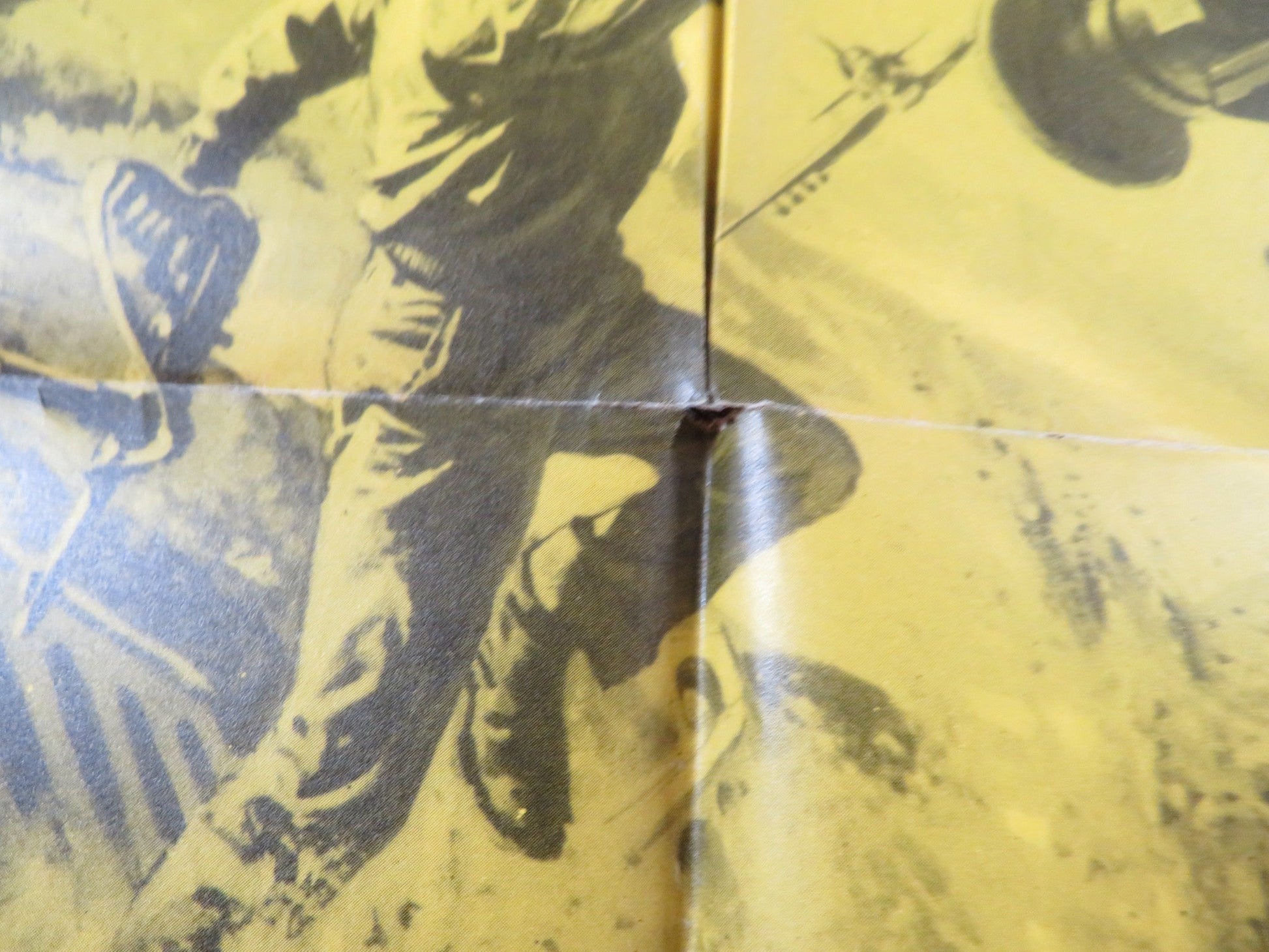 OUR MAN FLINT / VON RYAN'S EXPRESS COMBO FOLDED US ONE SHEET POSTER COBURN 1966 Rendezvous Cinema Movie posters