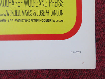 OUR MAN FLINT / VON RYAN'S EXPRESS COMBO FOLDED US ONE SHEET POSTER COBURN 1966 Rendezvous Cinema Movie posters