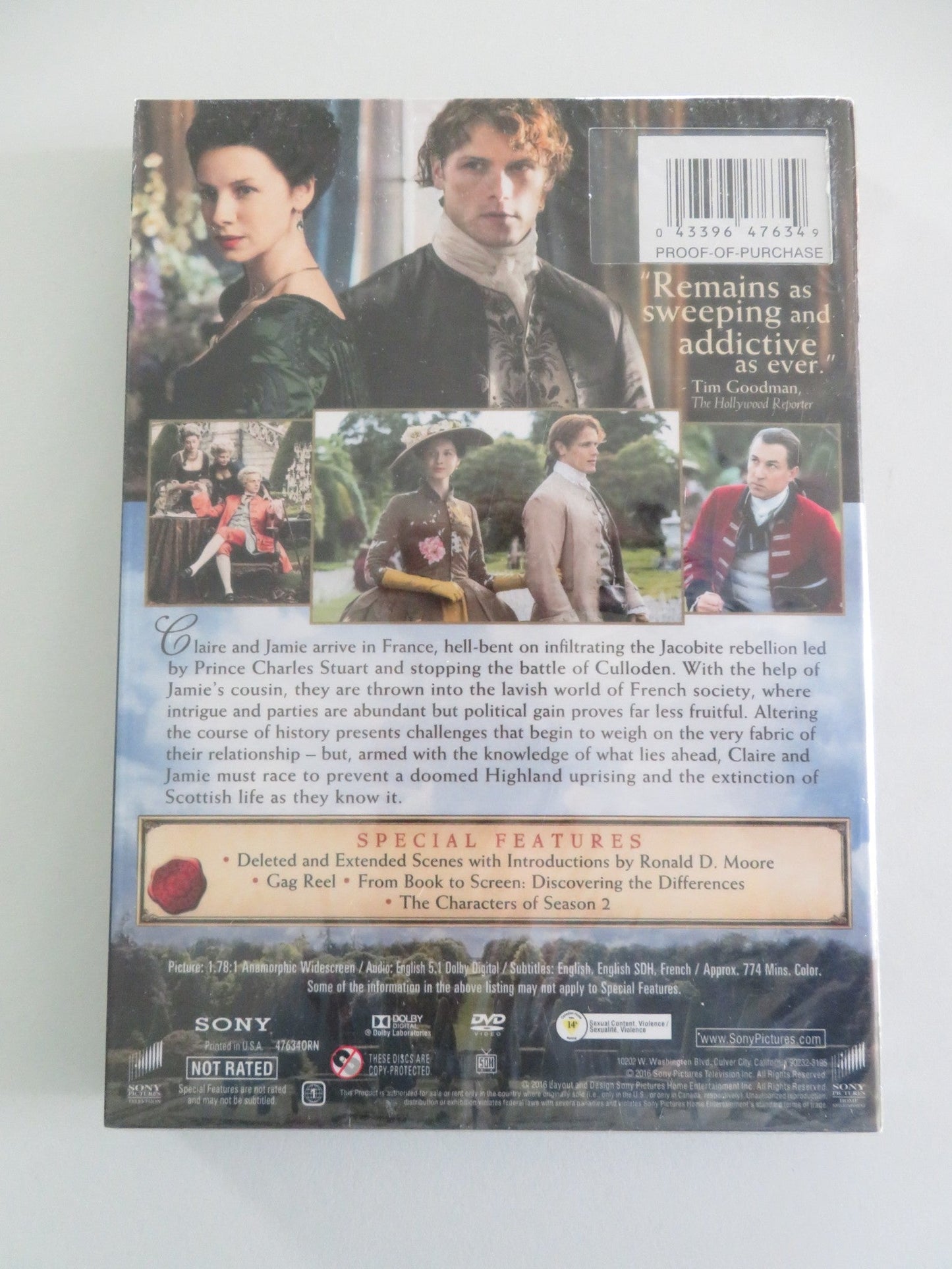 Outlander - Season Two (DVD) Catriona Balfe Sam Heughan 2016 Region 1 Movie posters