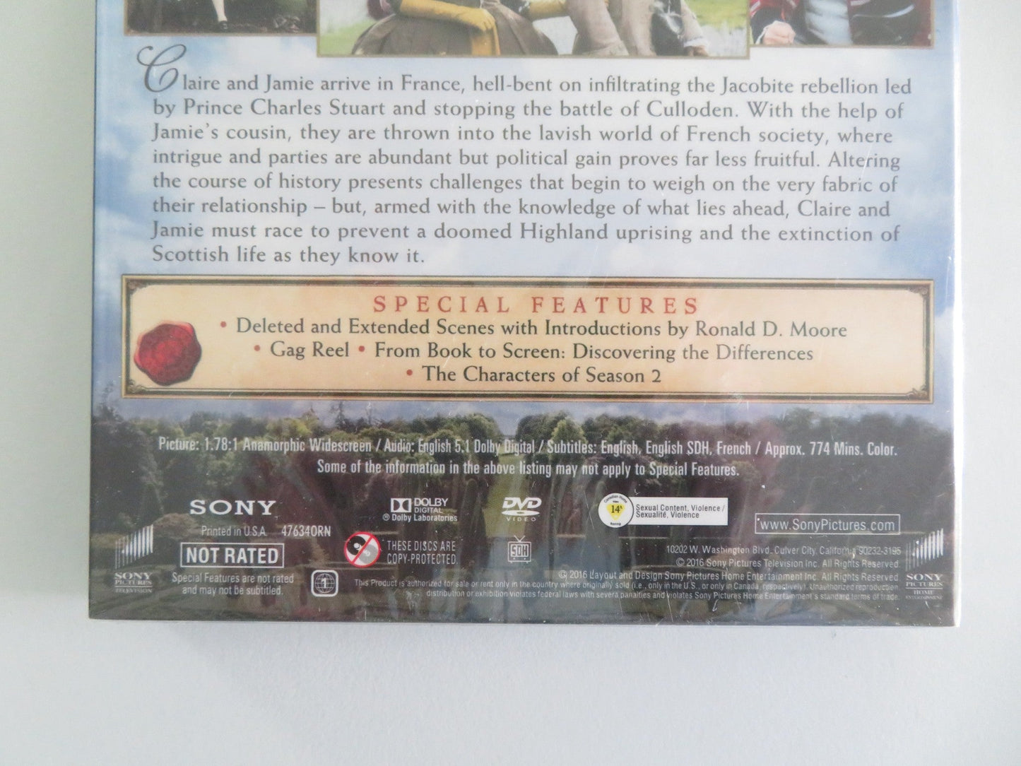 Outlander - Season Two (DVD) Catriona Balfe Sam Heughan 2016 Region 1 Movie posters
