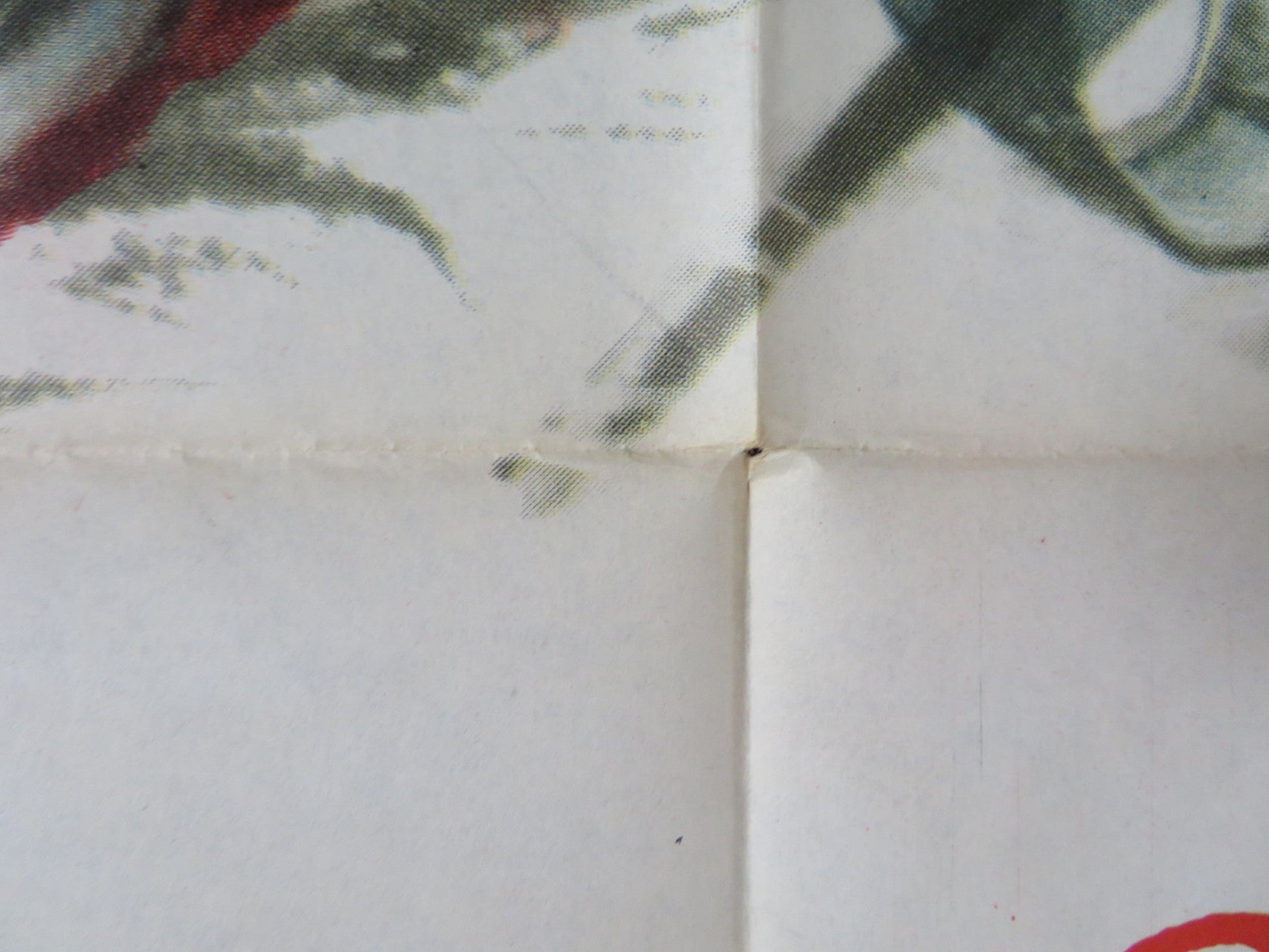 OUTPOST IN MALAYA FOLDED US ONE SHEET POSTER CLAUDETTE COLBERT JACK HAWKINS 1952 Rendezvous Cinema Movie posters