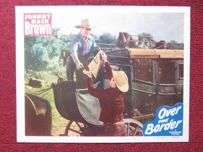 OVER THE BORDER US LOBBY CARD FULL SET JOHNNY MACK BROWN WENDY WALDRON 1950 Rendezvous Cinema Movie posters