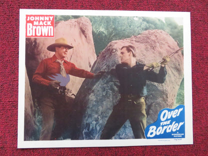 OVER THE BORDER US LOBBY CARD FULL SET JOHNNY MACK BROWN WENDY WALDRON 1950 Rendezvous Cinema Movie posters