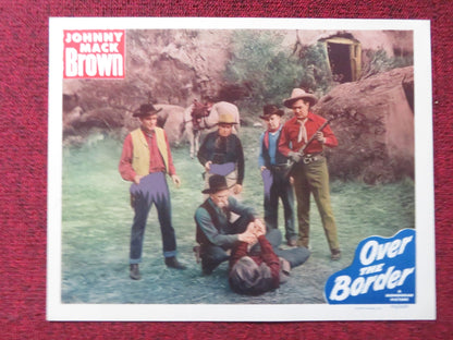 OVER THE BORDER US LOBBY CARD FULL SET JOHNNY MACK BROWN WENDY WALDRON 1950 Rendezvous Cinema Movie posters