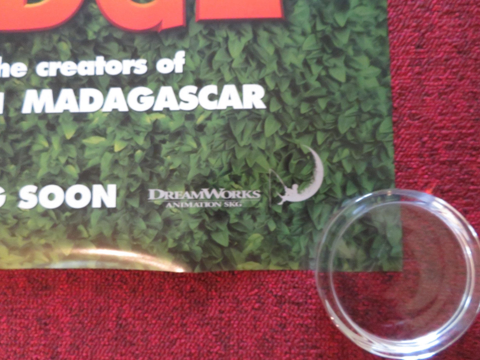 OVER THE HEDGE - B US ONE SHEET ROLLED POSTER BRUCE WILLIS STEVE CARELL 2006 Rendezvous Cinema Movie posters