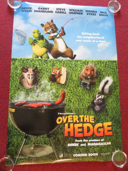 OVER THE HEDGE - B US ONE SHEET ROLLED POSTER BRUCE WILLIS STEVE CARELL 2006 Rendezvous Cinema Movie posters