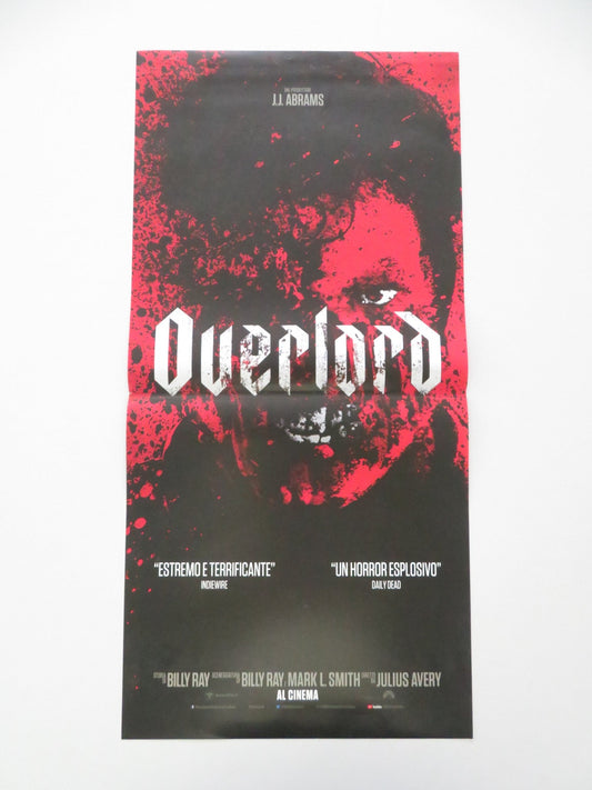 Overlord ITALIAN LOCANDINA POSTER Jovan Adepo Wyatt Russell 2018 Movie posters