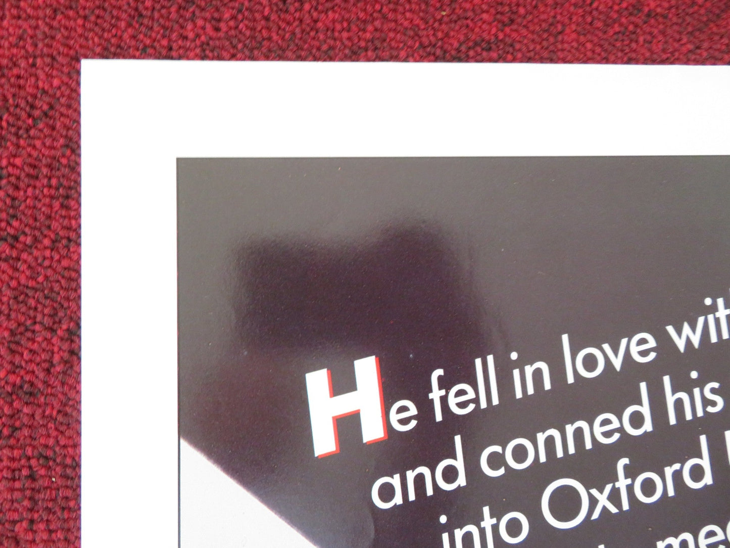 OXFORD BLUES FOLDED US ONE SHEET POSTER ROB LOWE ALLY SHEEDY 1984 Movie posters