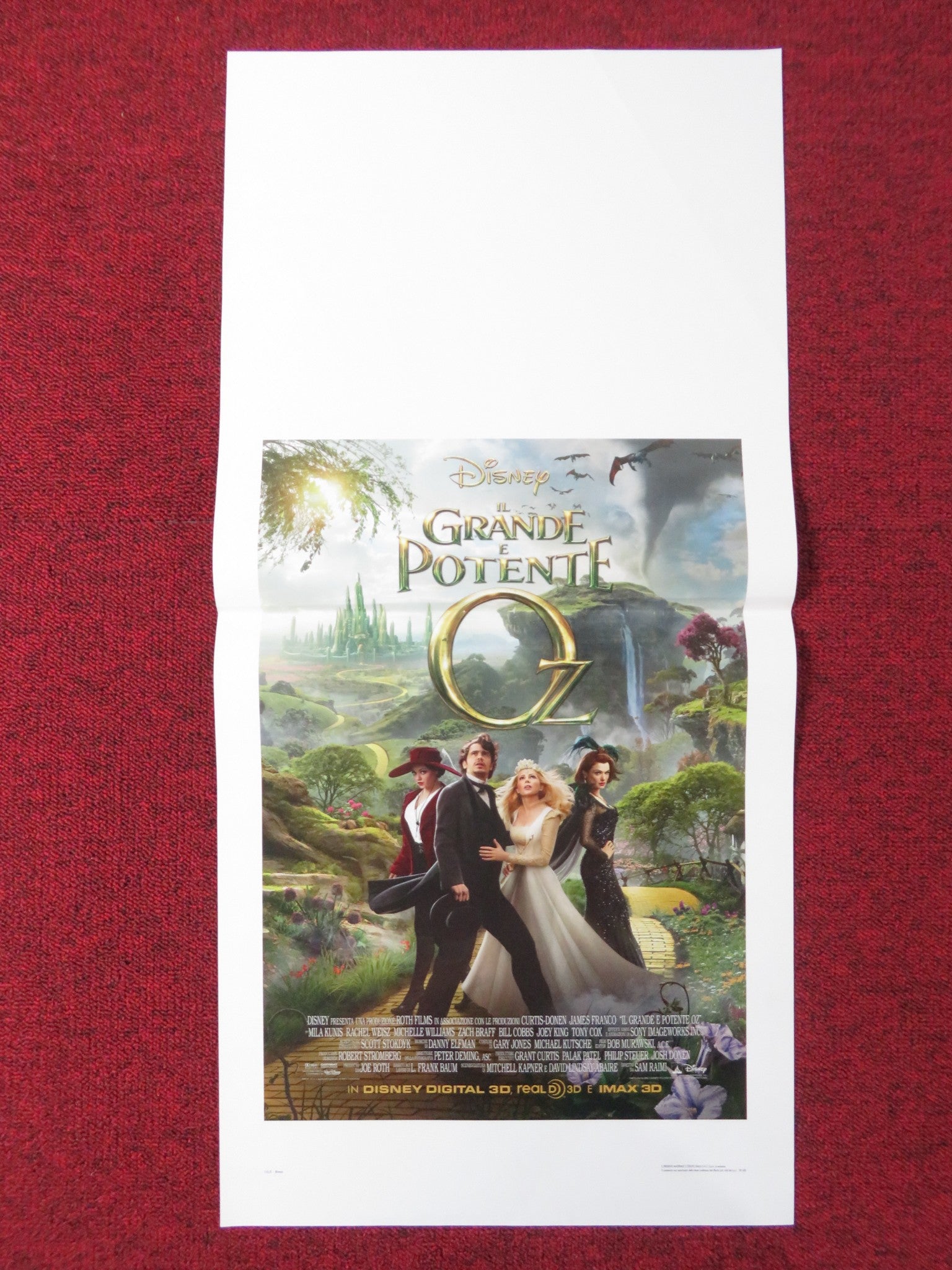 OZ THE GREAT AND POWERFUL ITALIAN LOCANDINA POSTER DISNEY JAMES FRANCO 2013 Rendezvous Cinema Movie posters