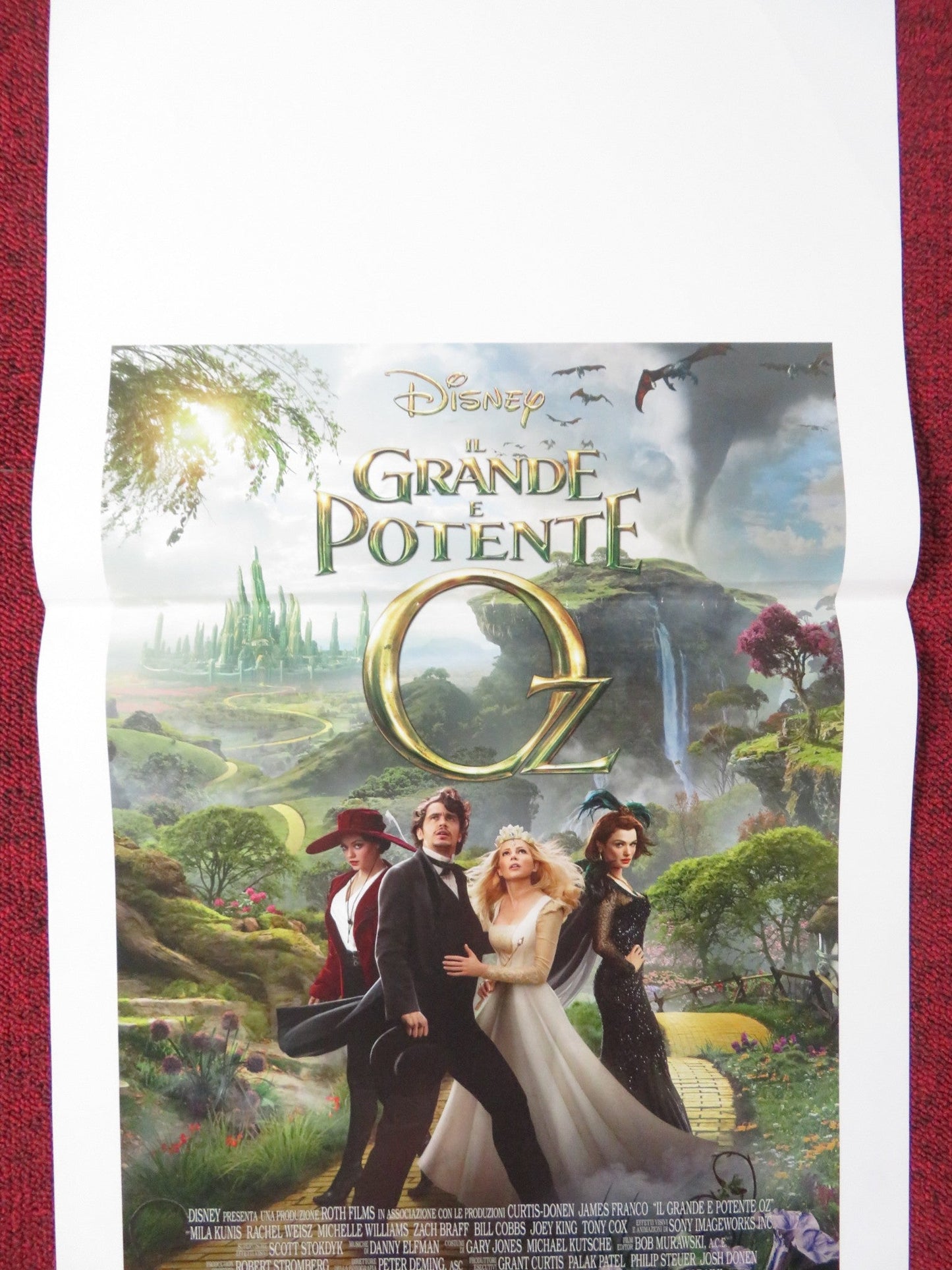 OZ THE GREAT AND POWERFUL ITALIAN LOCANDINA POSTER DISNEY JAMES FRANCO 2013 Rendezvous Cinema Movie posters