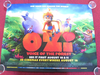 OZI: VOICE OF THE FOREST UK QUAD ROLLED POSTER AMANDLA STENBERG 2023 Rendezvous Cinema Movie posters