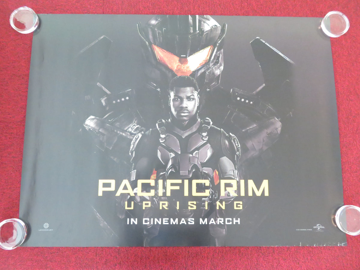 Pacific Rim: Uprising UK Quad Rolled Poster John Boyega Scott Eastwood 2018 Movie posters