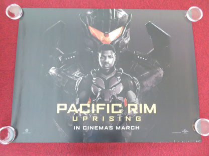 Pacific Rim: Uprising UK Quad Rolled Poster John Boyega Scott Eastwood 2018 Movie posters
