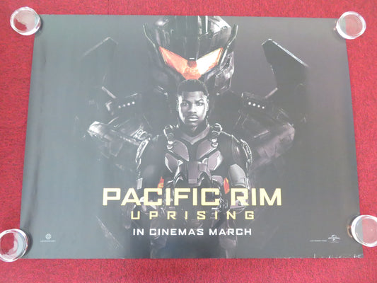 Pacific Rim: Uprising UK Quad Rolled Poster John Boyega Scott Eastwood 2018 Movie posters