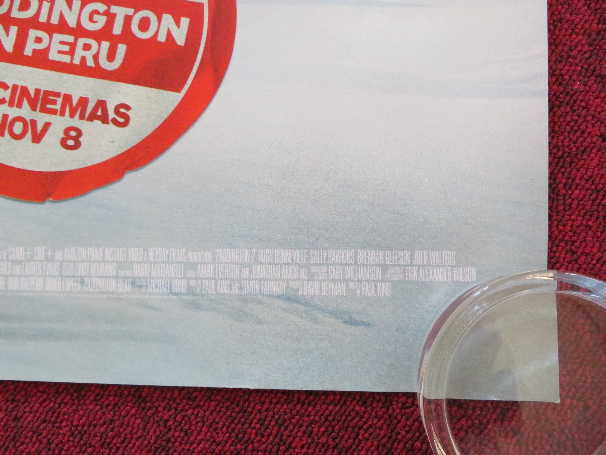 PADDINGTON & PADDINGTON 2 UK QUAD ROLLED POSTER HUGH BONNEVILLE BEN WHISHAW 2024 Rendezvous Cinema Movie posters