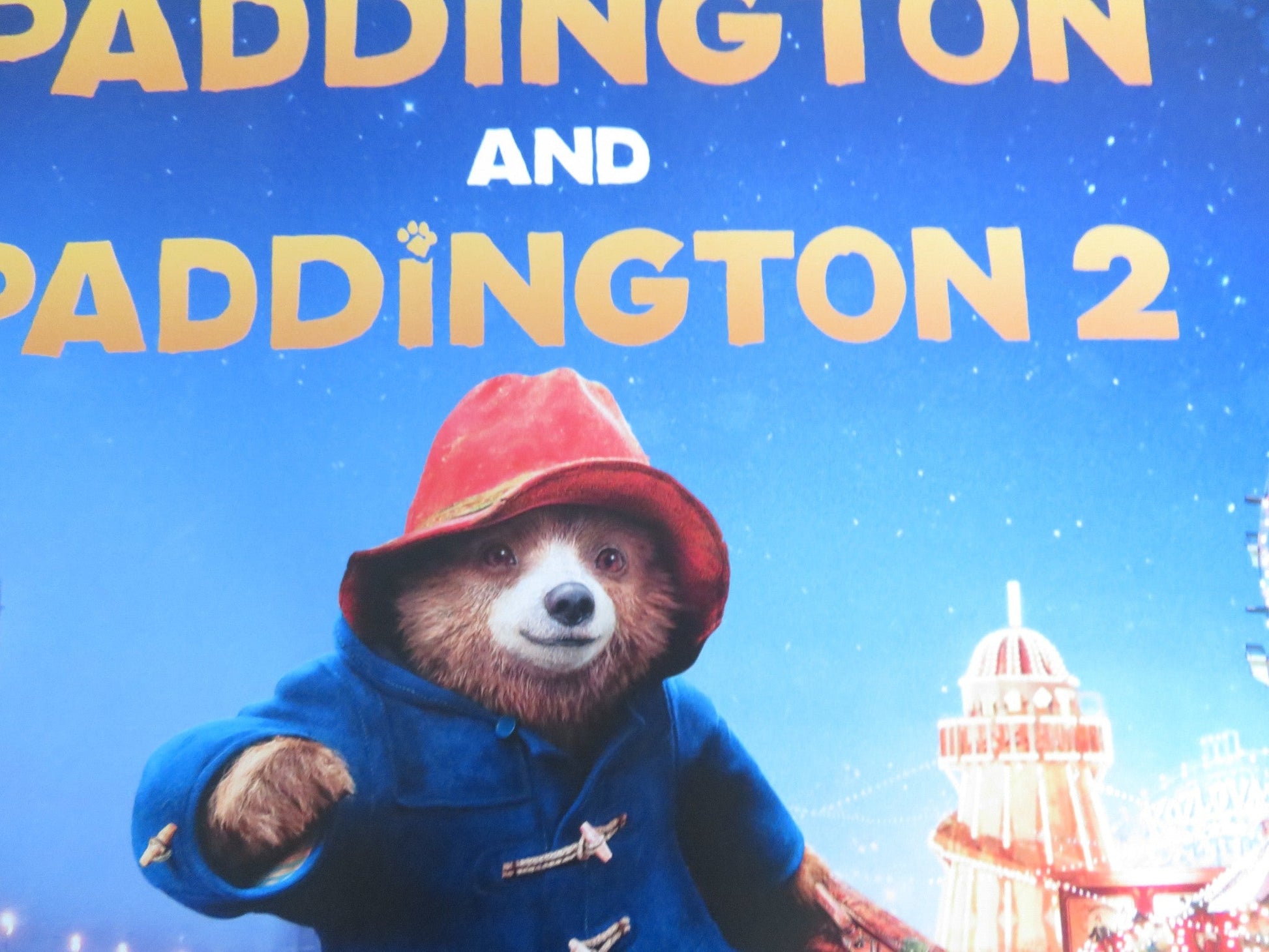 PADDINGTON & PADDINGTON 2 UK QUAD ROLLED POSTER HUGH BONNEVILLE BEN WHISHAW 2024 Rendezvous Cinema Movie posters