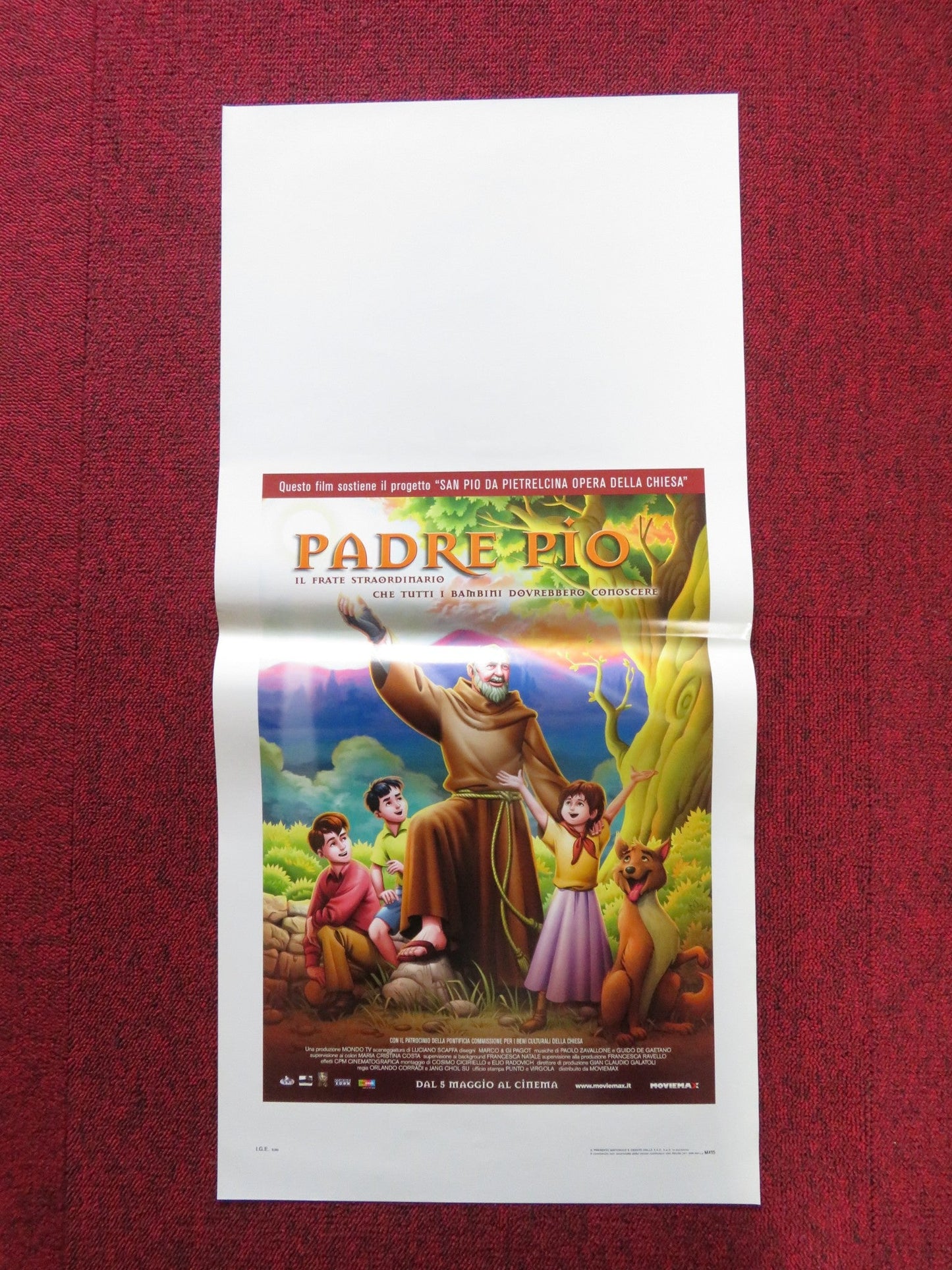 PADRE PIO ITALIAN LOCANDINA POSTER DARREN DUNSTAN MARC THOMPSON 2006 Rendezvous Cinema Movie posters