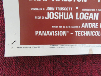 PAINT YOUR WAGON ITALIAN LOCANDINA POSTER CLINT EASTWOOD LEE MARVIN 1970 Rendezvous Cinema Movie posters