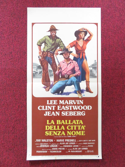PAINT YOUR WAGON ITALIAN LOCANDINA POSTER CLINT EASTWOOD LEE MARVIN 1970 Rendezvous Cinema Movie posters