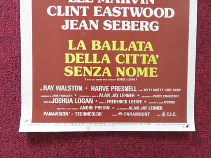 PAINT YOUR WAGON ITALIAN LOCANDINA POSTER CLINT EASTWOOD LEE MARVIN 1970 Rendezvous Cinema Movie posters