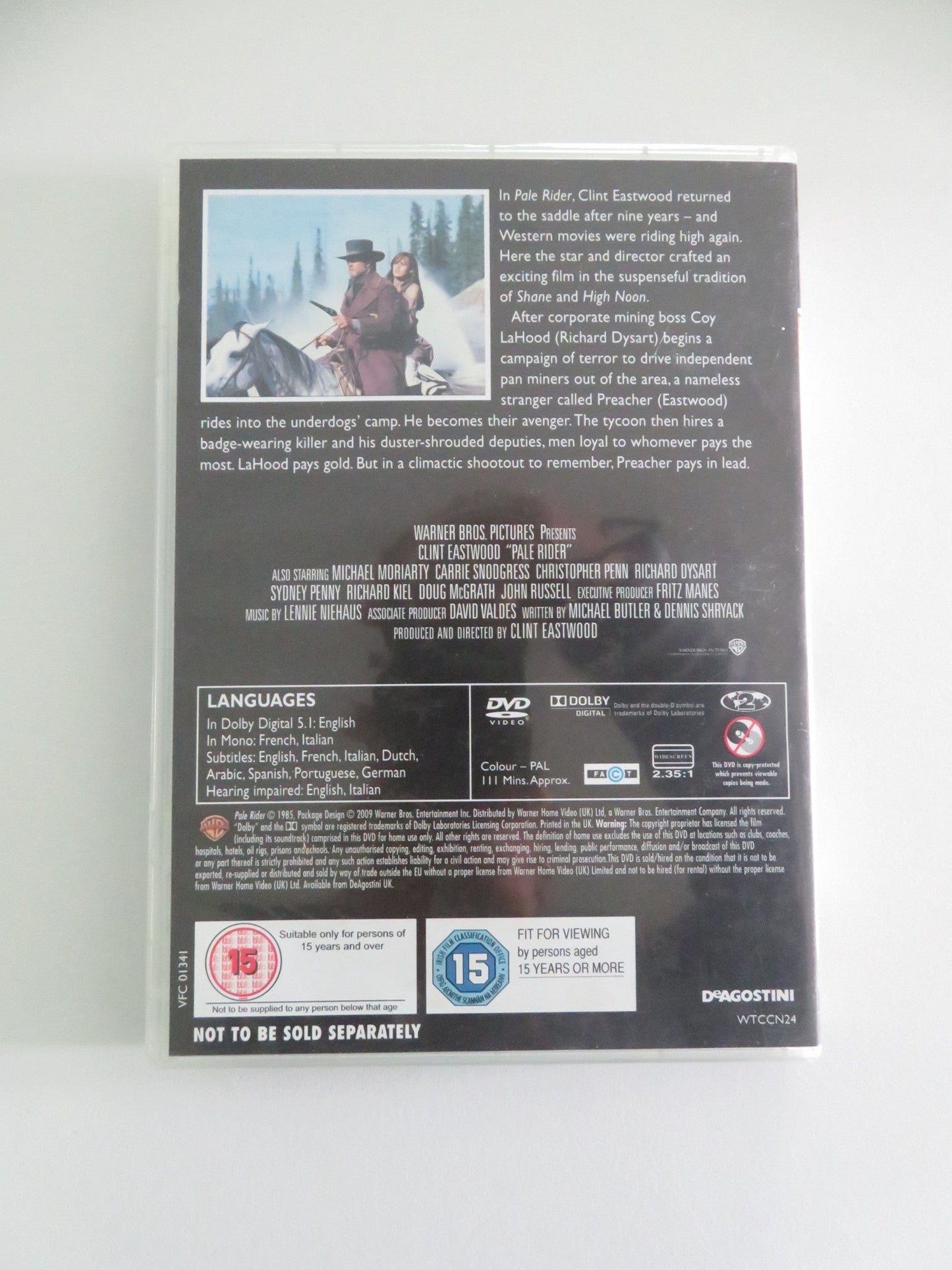 PALE RIDER - WESTERNS THE CLASSIC COLLECTION (DVD) CLINT EASTWOOD 1985 REGION 2 Movie posters
